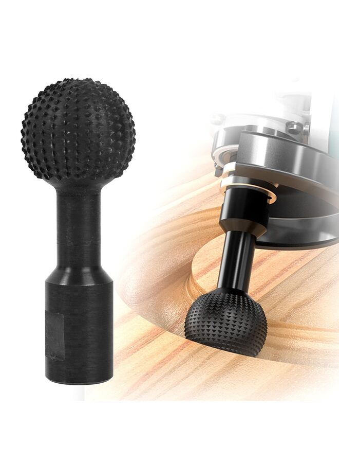 يُسلِّم مثقاب كروي دوار بخيوط لجلاخة الزاوية، ملحقات جلاخة الزاوية الكروية، أدوات نحت كهربائية لنحت الخشب والطحن والتلميع والنقش (14 مم) - Image 1